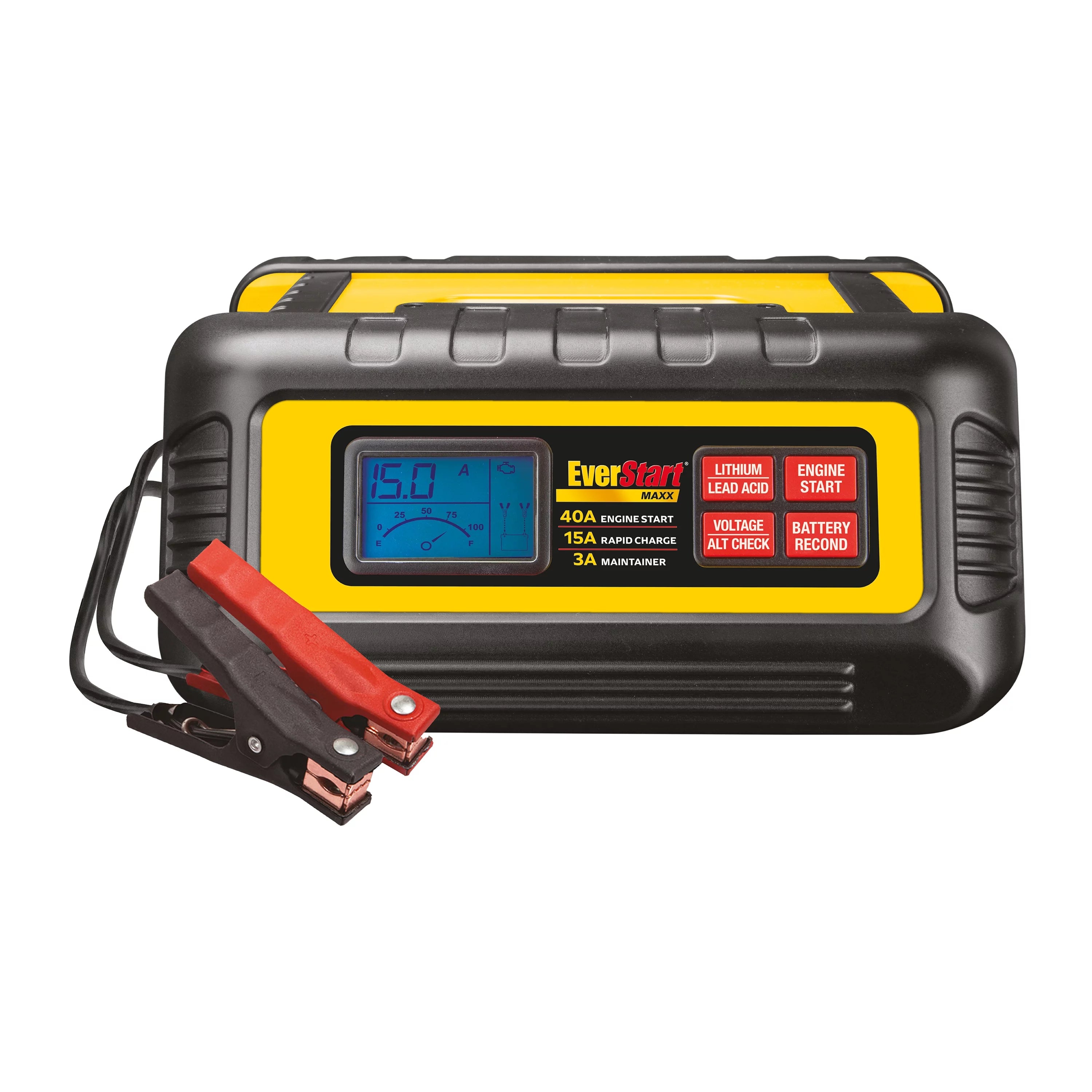 15 Amp Battery Charger and Maintainer with 40 Amp Engine Start C1923
