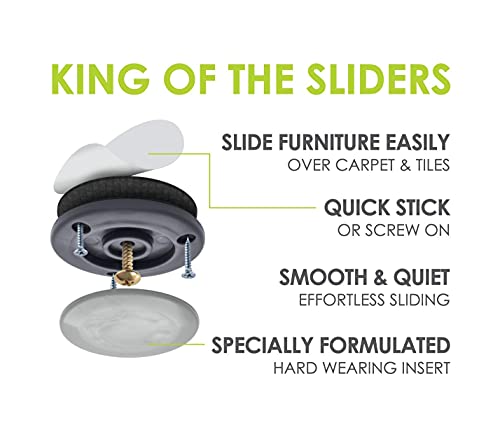 2 Inch Furniture Sliders Set of 4 D934164