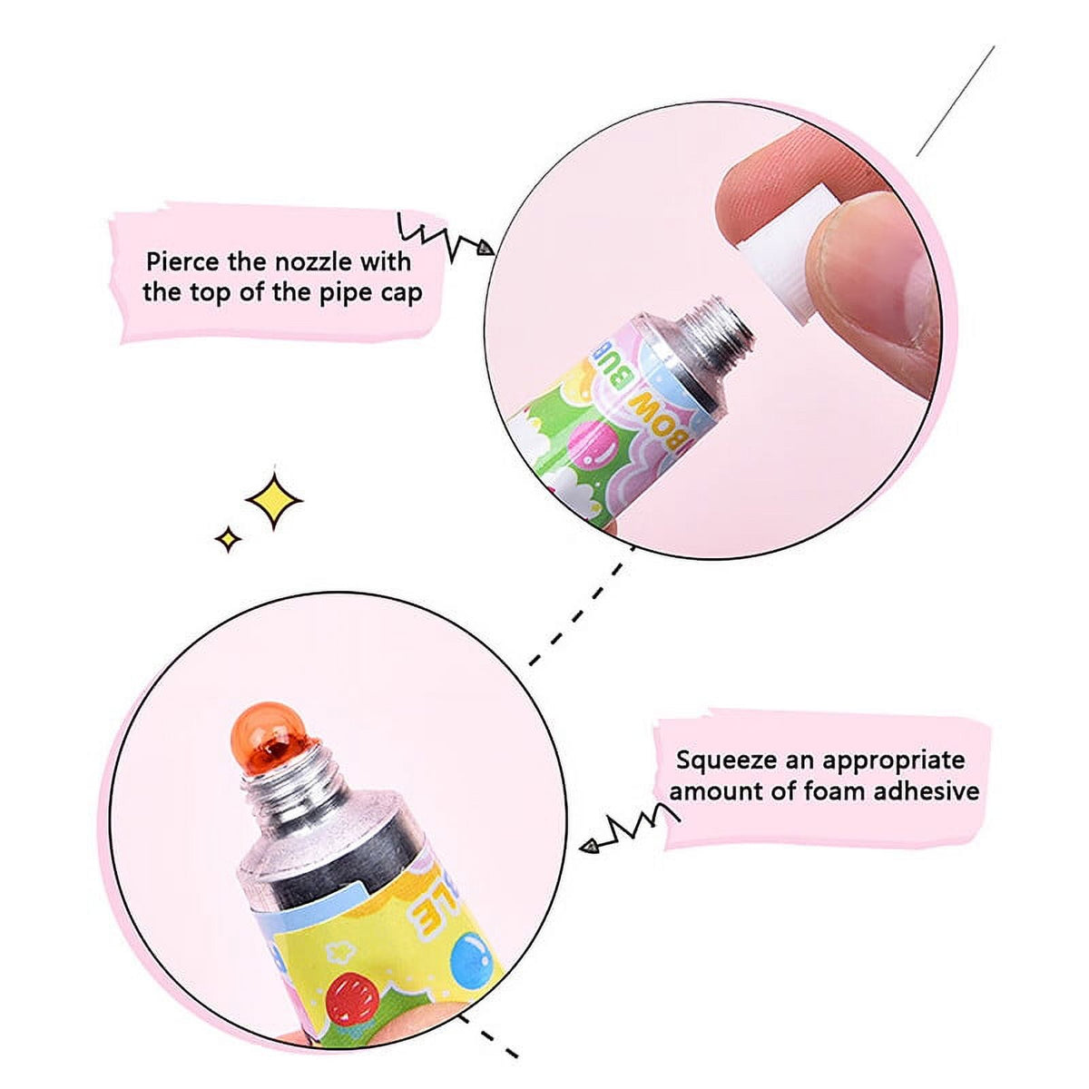 Magic Bubble Glue Toy Blowing Colorful Bubble Ball T8253