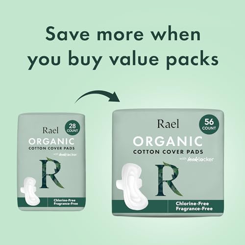 Organic Cotton Cover Unscented Ultra Thin Pads (Overnight, 40 Count) B4784