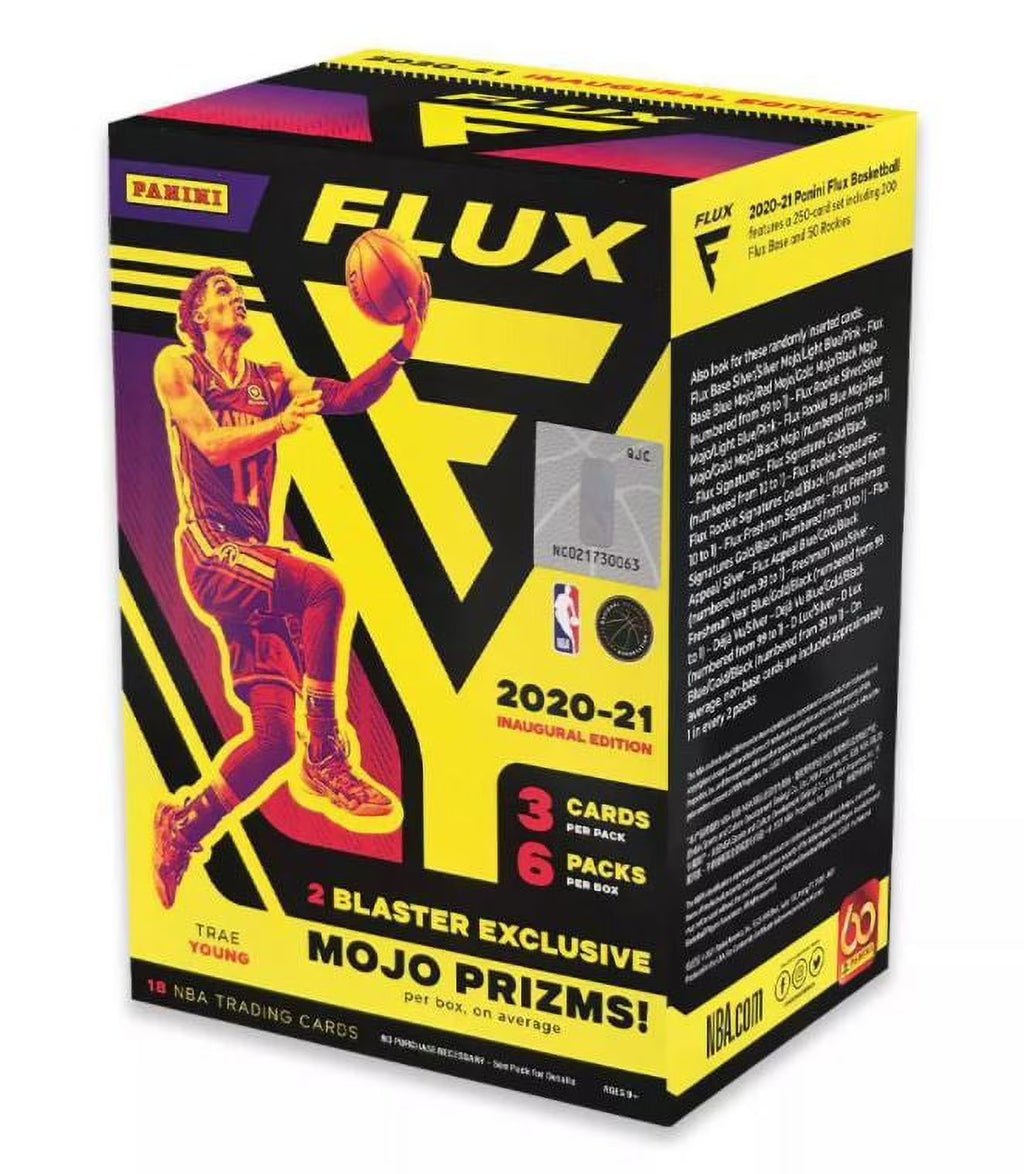 2021 Panini NBA Flux Basketball Trading Card Blaster Box E56985