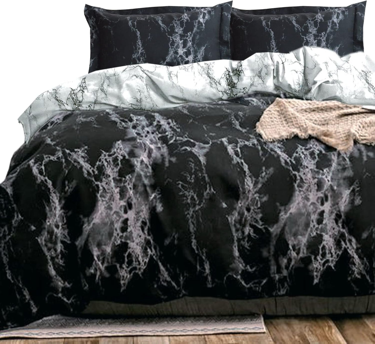 King Duvet Cover Set 3pc Microfiber Z255
