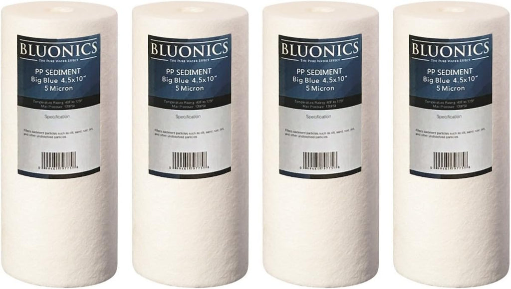 4.5" x 10" 5 Micron Sediment Water Filter Cartridges W9284