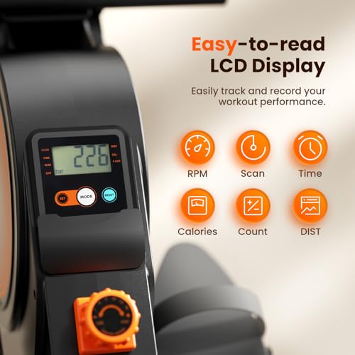 Magnetic/Water Rowing Machine with 16 Resistance Levels, LCD Monitor A60157