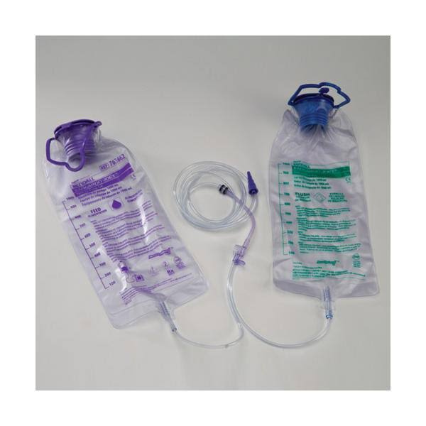 Enteral Feeding Pump Sets, 1000ml, With 1000ml Flush Bag, 30/Case Y507855