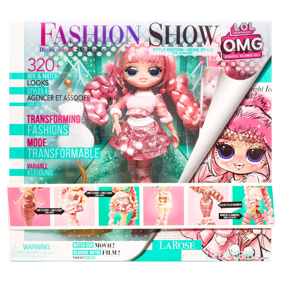 Fashion Doll with 320+ Fashion Looks K3533