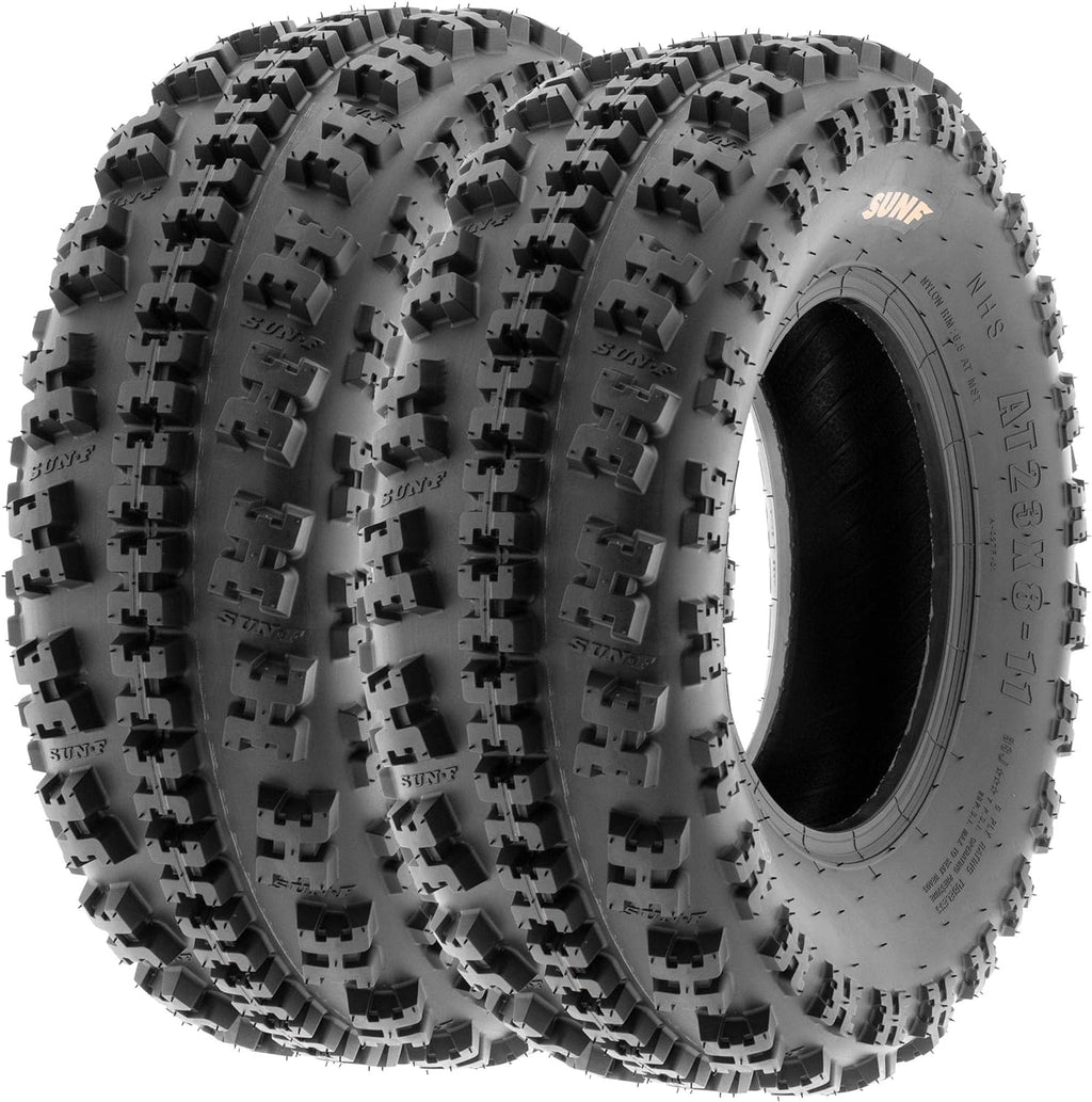 Pair of 2 Knobby Sport Tires 21x7-10 Tubeless A873