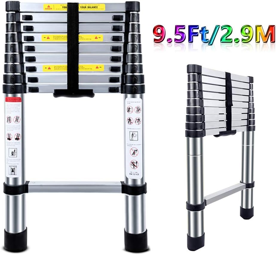 10.5FT Aluminum Telescoping Ladder B25996