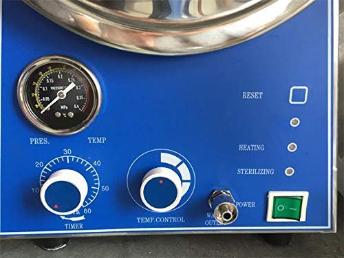 24L High Pressure Stainless Steel Steam Autoclave Sterilizer W438656