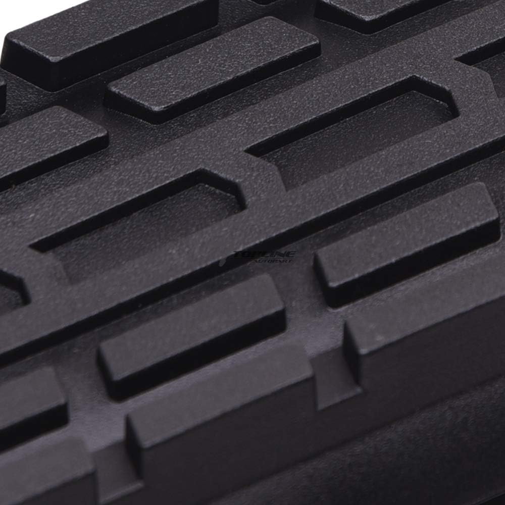 Oval Matte Black Side Step Nerf Bars Rail Running Boards D13361