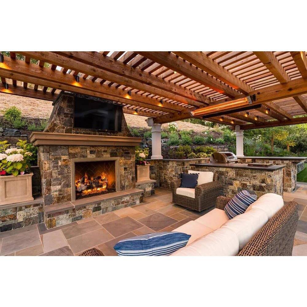 Beige 2000W Electric Infrared Patio Heater O472