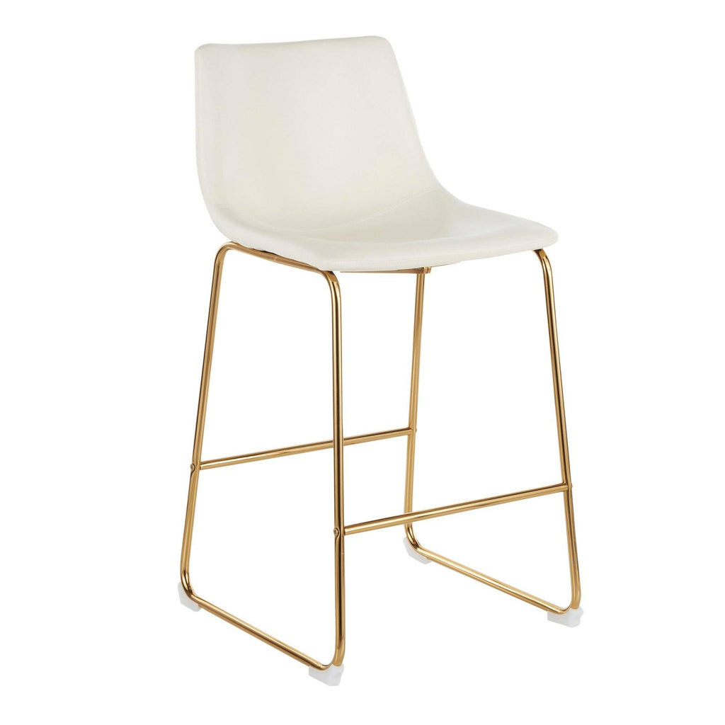 26x22 Counter Stool Black Espresso Set of 2 I98084