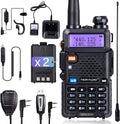 UV-5R Ham Radio Handheld Full Kit Pack of 2 F993968