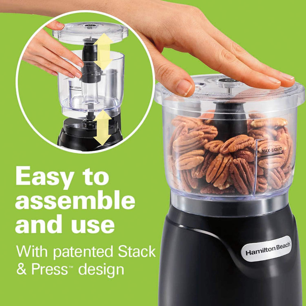 6-Speed Electric Hand Mixer with Whisk, Dough Hooks and Beaters & Electric Vegetable Chopper & Mini Food Processor, 3-Cup, 350 Watts I54763