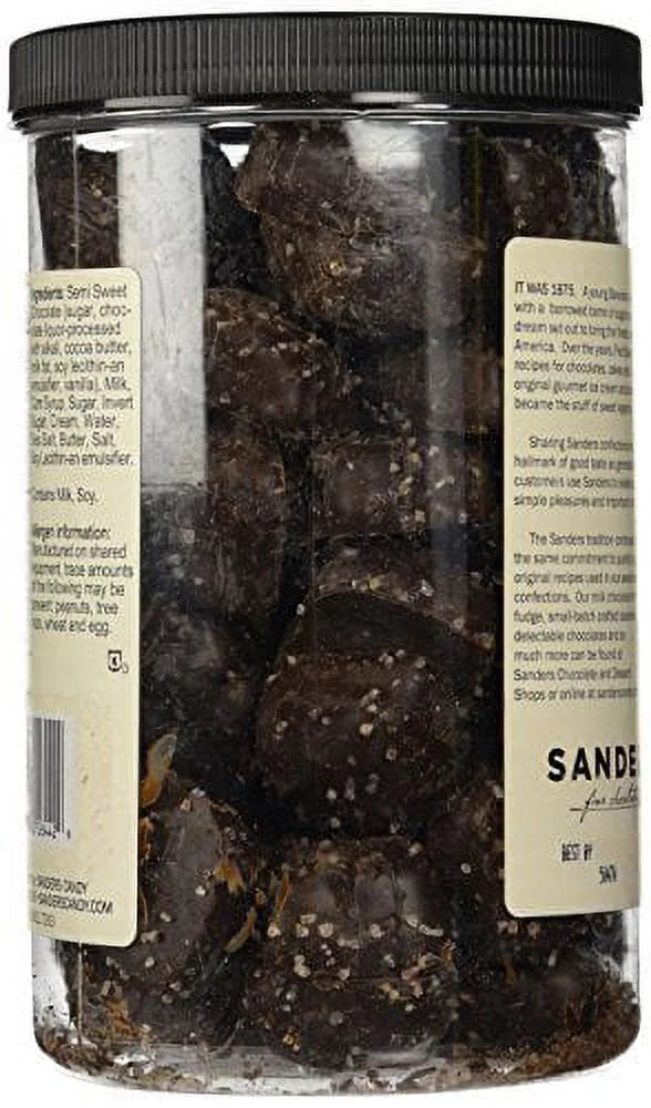 Dark Chocolate Sea Salt Caramels 36 ounces Y9385
