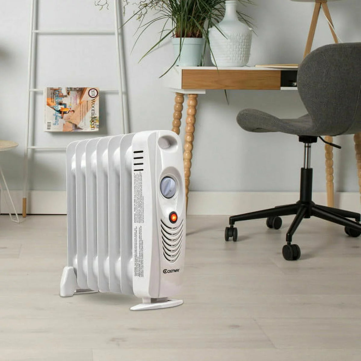 Portable Mini Electric Oil Filled Radiator Heater B89754