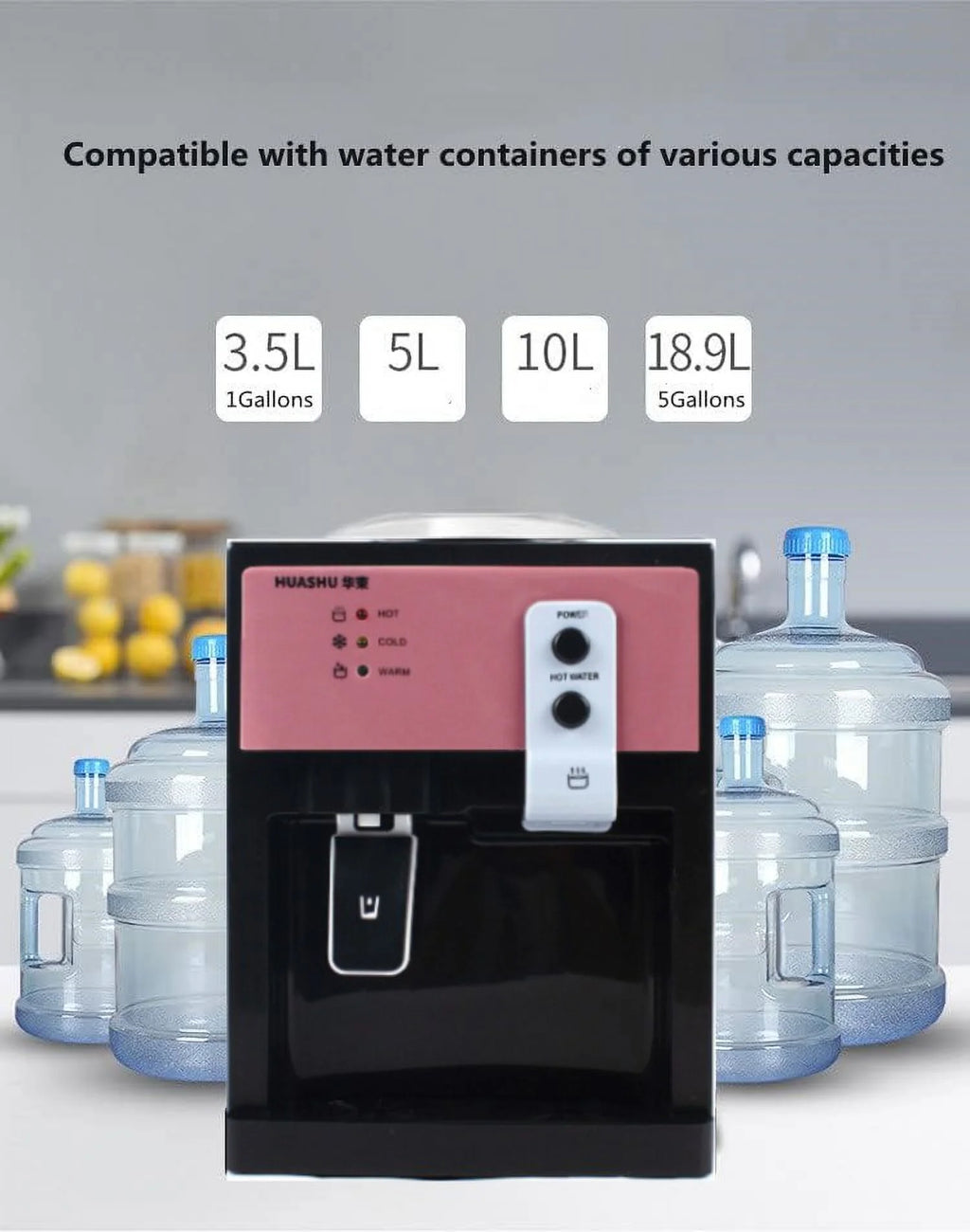 Freestanding Electric Hot and Cold Water Cooler Dispenser O8182