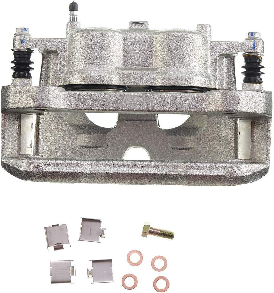 Disc Brake Caliper Assembly with Bracket Front Right Pack of 2 O697