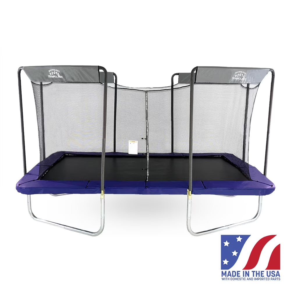 17ft x 10ft Rectangle Trampoline with Enclosure H495