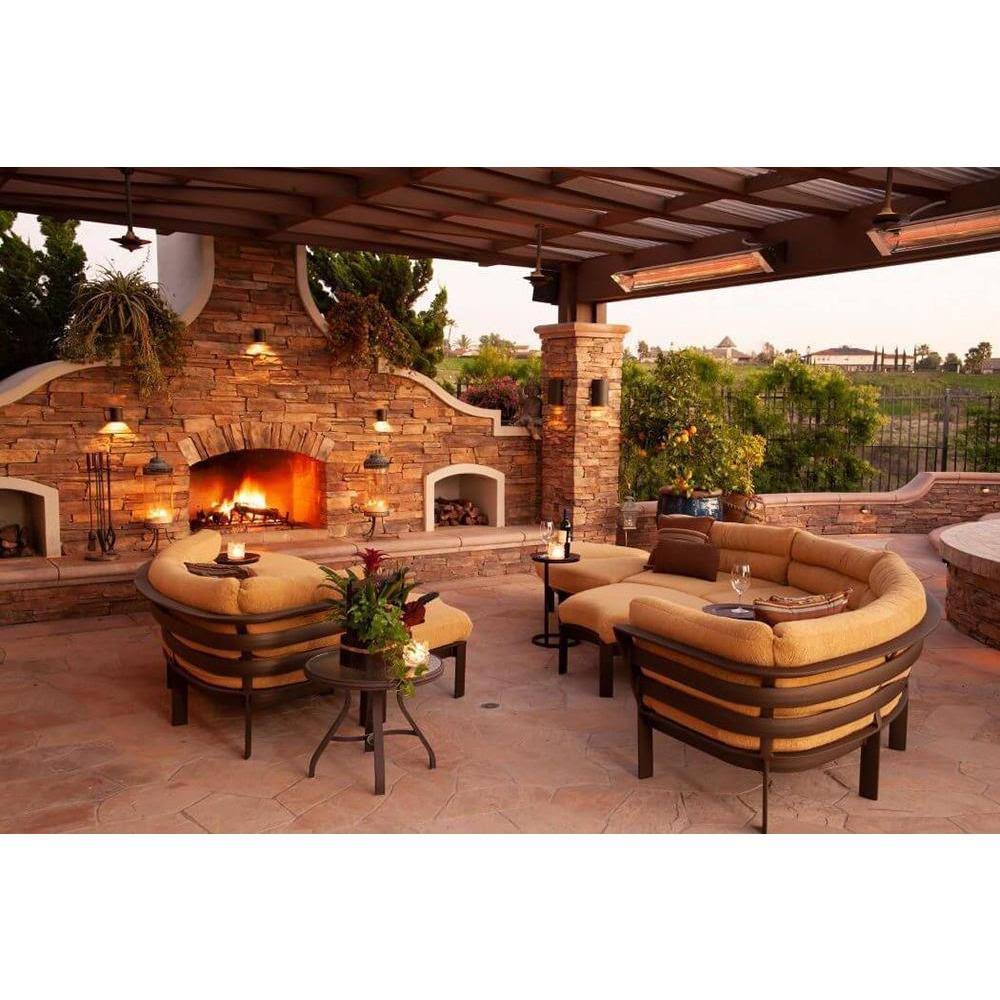 Beige 2000W Electric Infrared Patio Heater O472