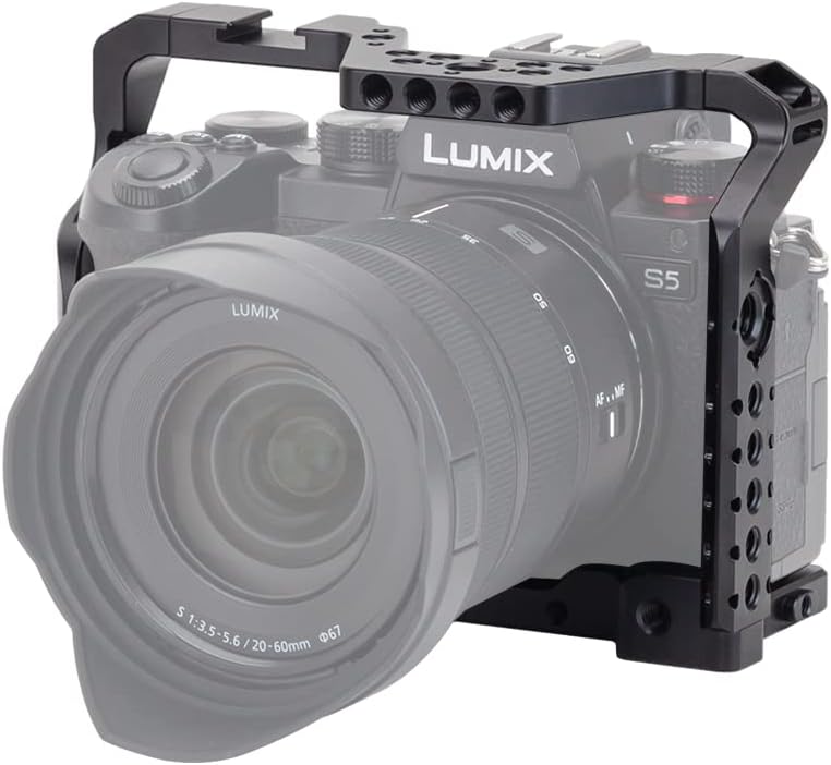 Cage for Panasonic Lumix S5 with Built-in NATO Rail K53808