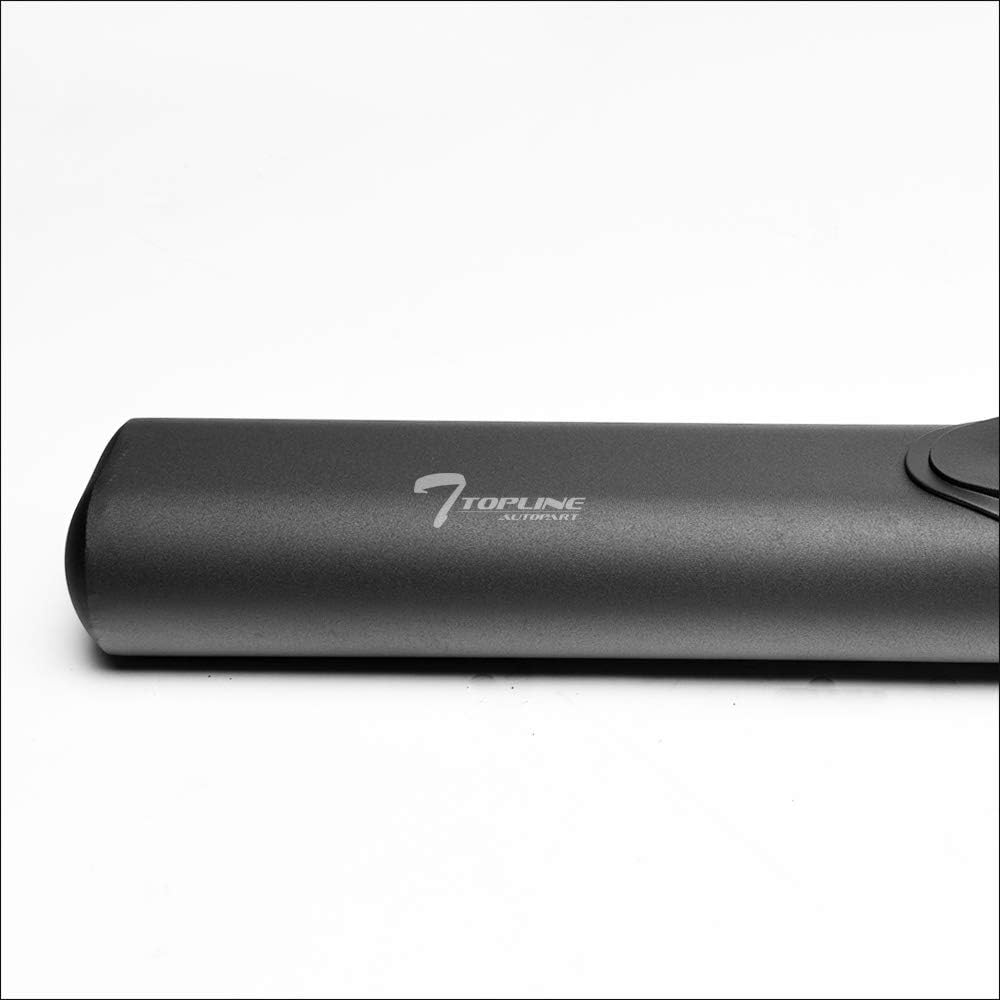 Oval Matte Black Side Step Nerf Bars Rail Running Boards D13361