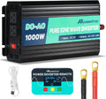 1000W Pure Sine Wave Power Inverter 12V DC to AC 110V 120V Peak 2000 Watt J134