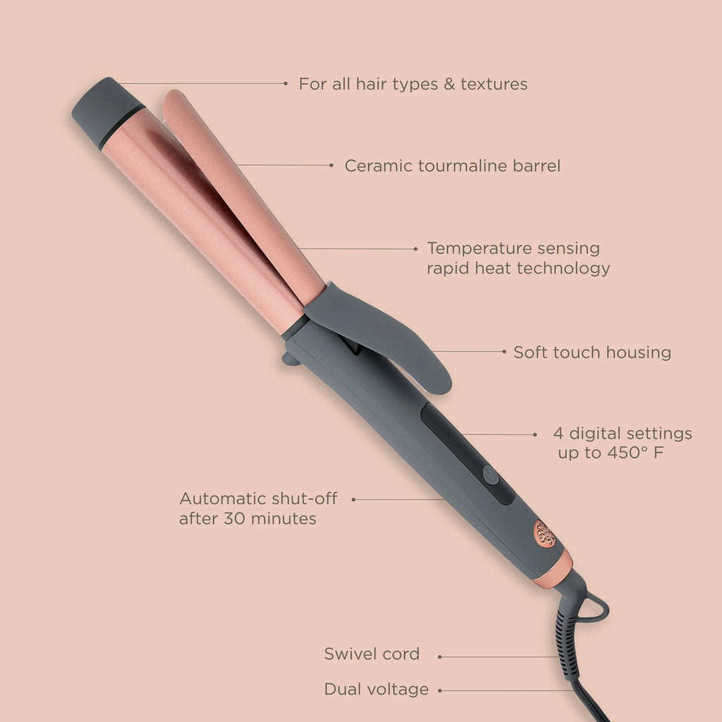 Ceramic Tourmaline Curling Iron 1 1/4 Inch L47646