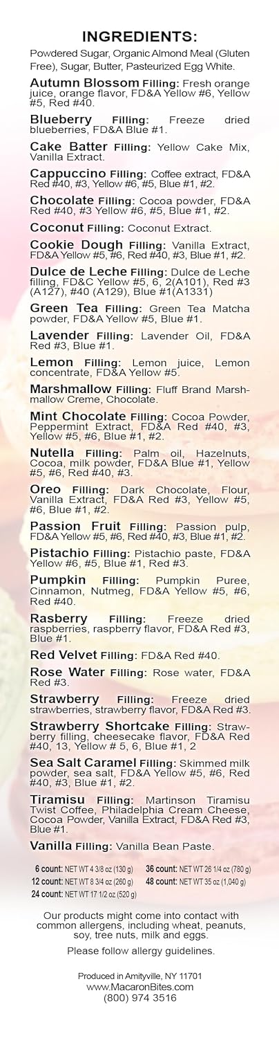 48 Count Assorted Macarons L60211