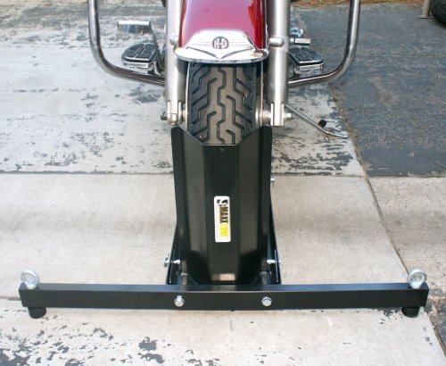 Adjustable Motorcycle Wheel Chock Stand Heavy Duty 1800lb Weight Capacity P101343