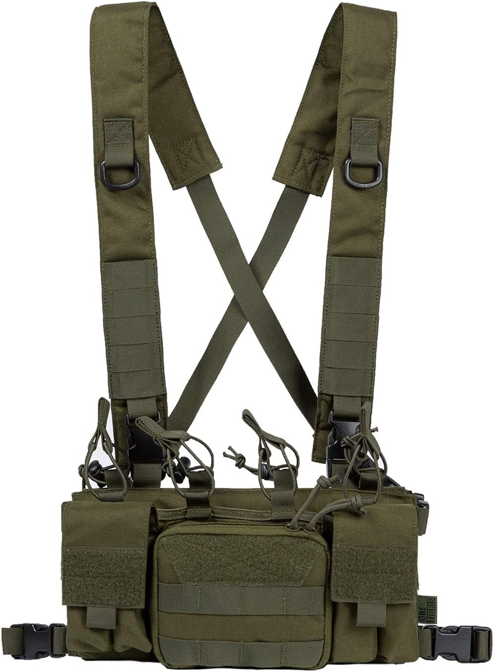 Tactical Chest Rig with Rifle & Pistol Mag Pouch L534