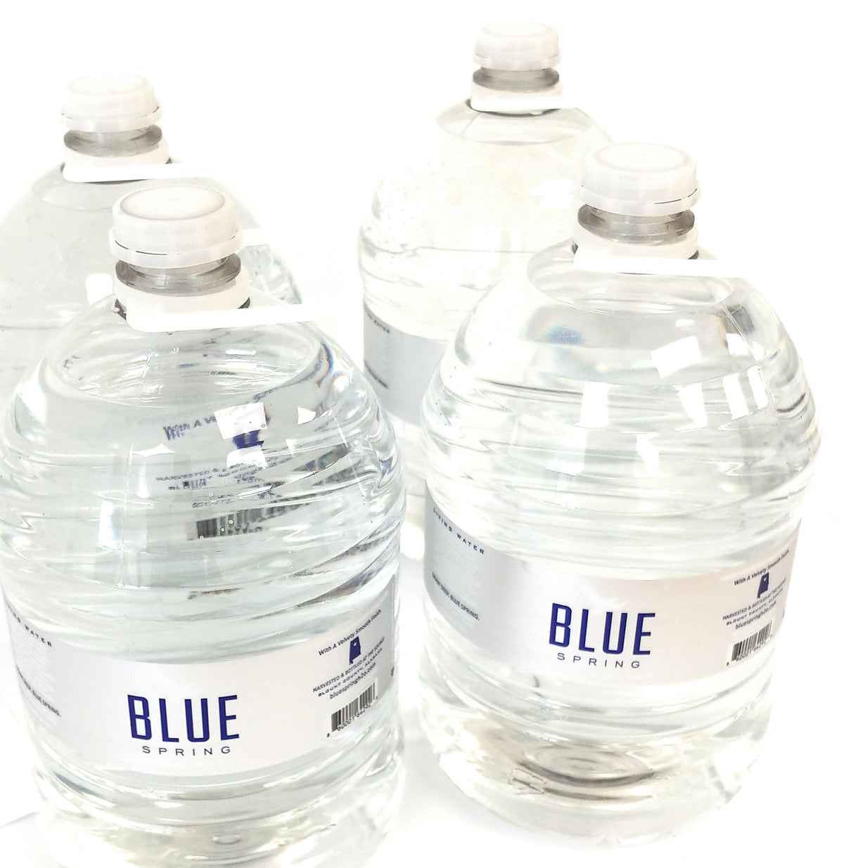 Blue Spring Natural Spring Water, 4 Gallons per Case K37630