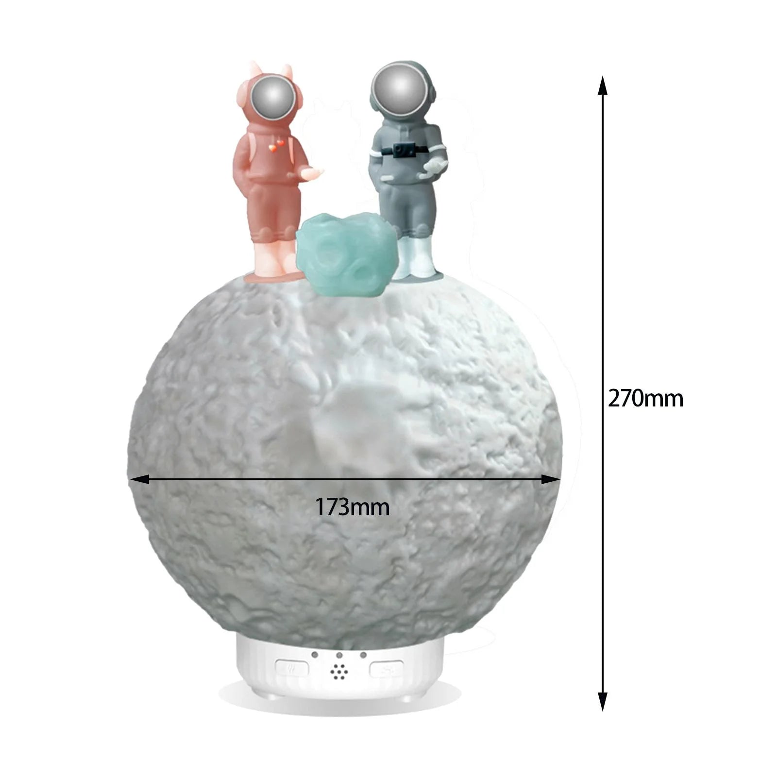 Astronaut Statue Essential Oil Diffuser Tabletop Humidifier F454