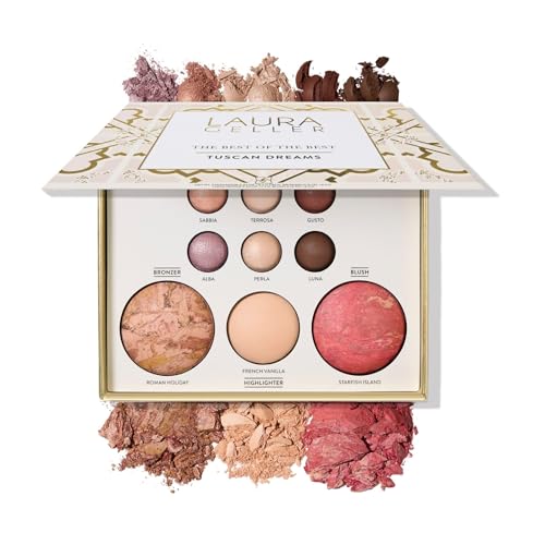 Full Size Baked Palette with Bronzer, Blush, Highlighter and 6 Eyeshadows J1093