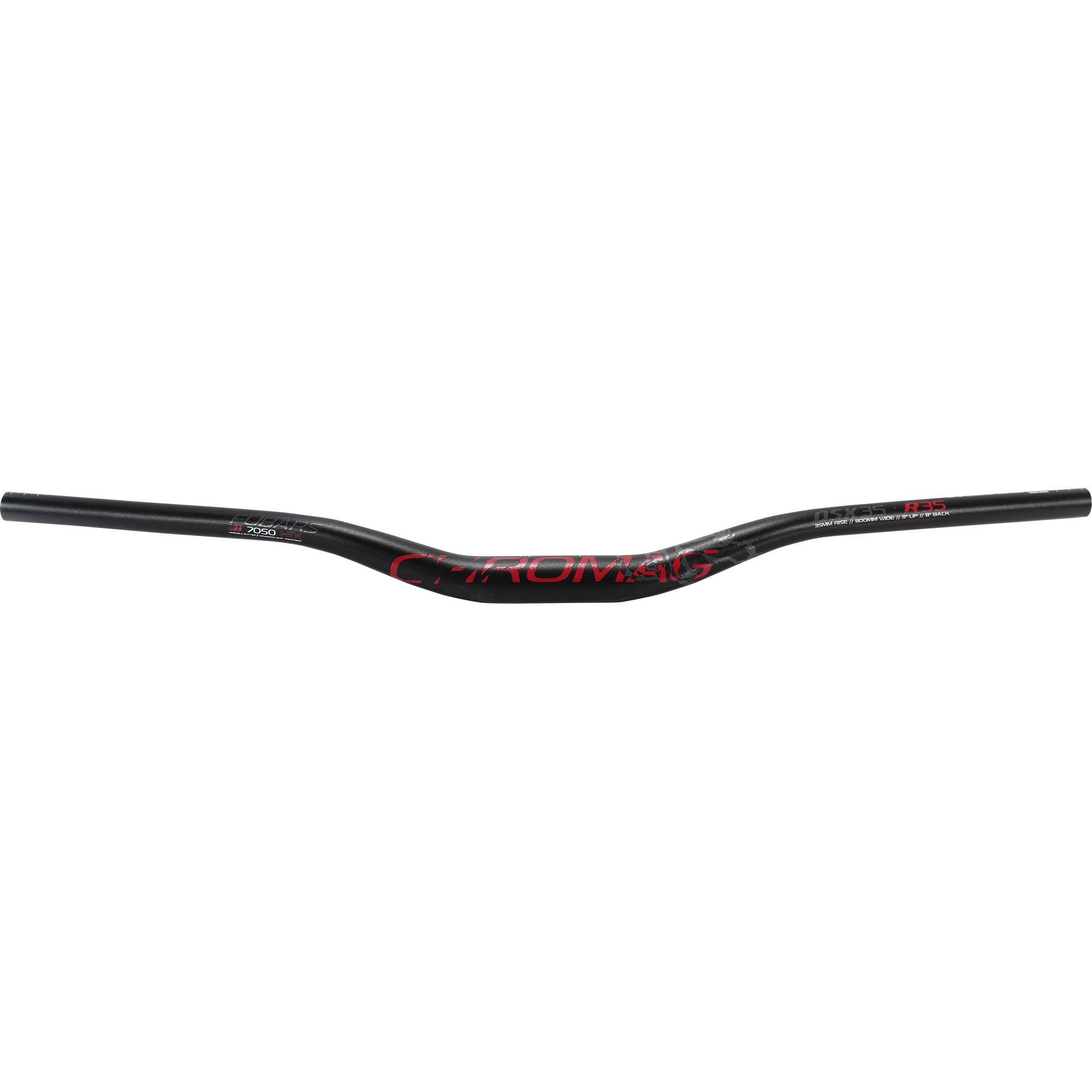 Black Red 35.0mm Riser Bar F157