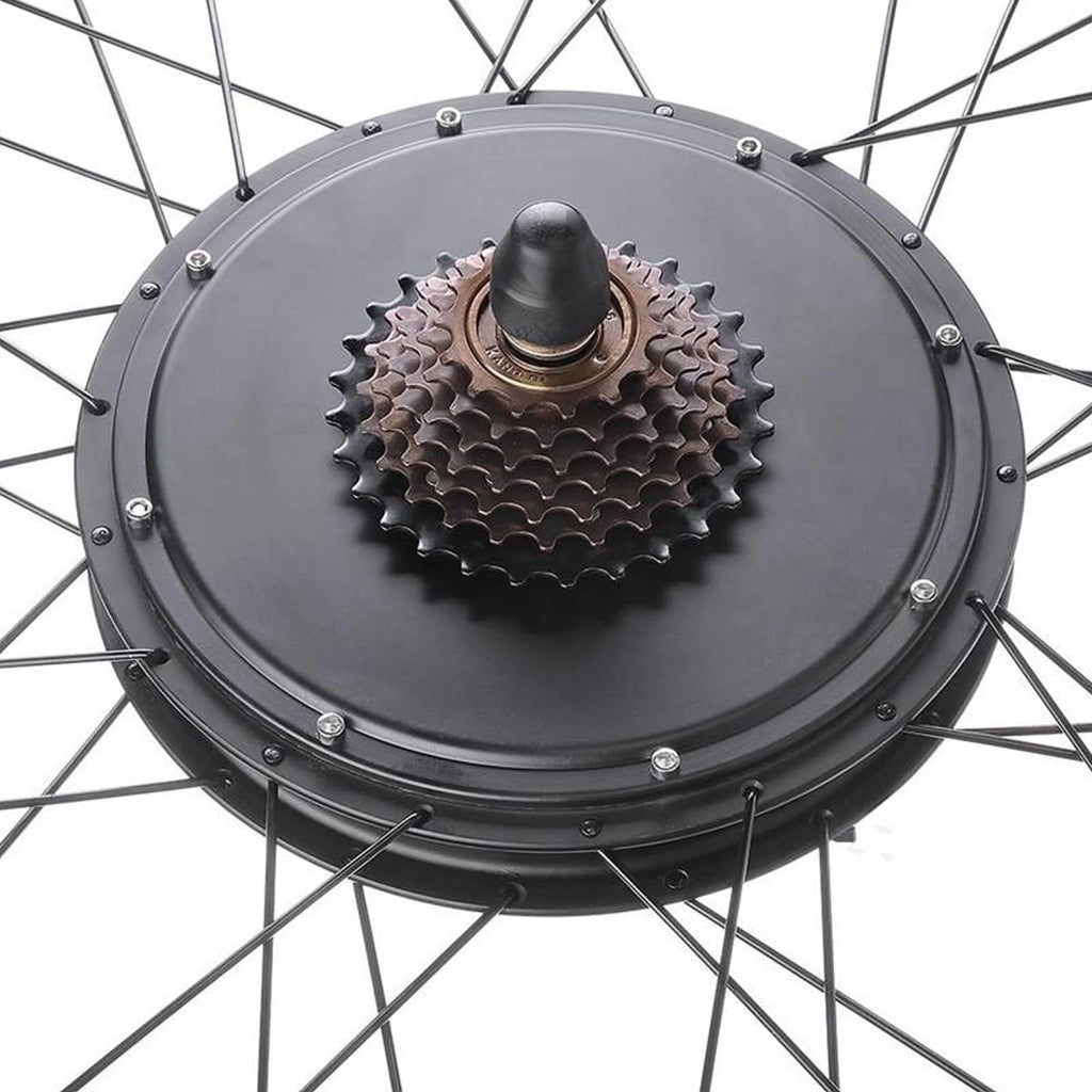 72v 2000w Fat Tire Rear Wheel Hub Motor Kit with 45A Sine Wave Controller D72343