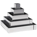 3 1/16x22 Stainless Steel Square Cake Mold Set O260354