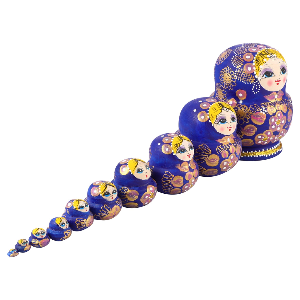 10Pcs Matryoshka Doll Nesting Doll Toy L3618