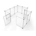 White 12 Panels Plastic Pet Playpen C8495