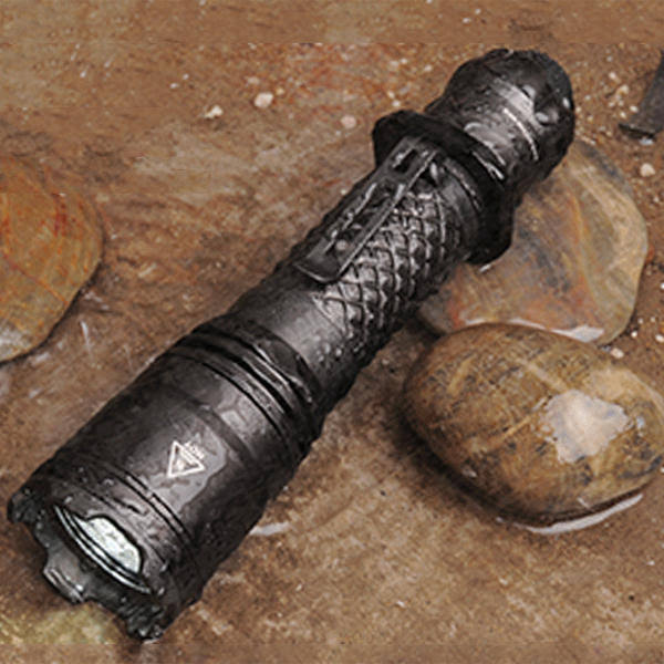 1100 Lumens Tactical Flashlight LED Work Lamp Emergency Lantern D989
