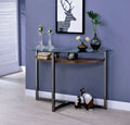 Black Chrome Sofa Table I3463