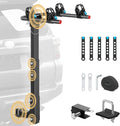 Hitch Bike Rack with Reflector and 2 Receiver, Heavy Duty Bicycle Carrier N52536