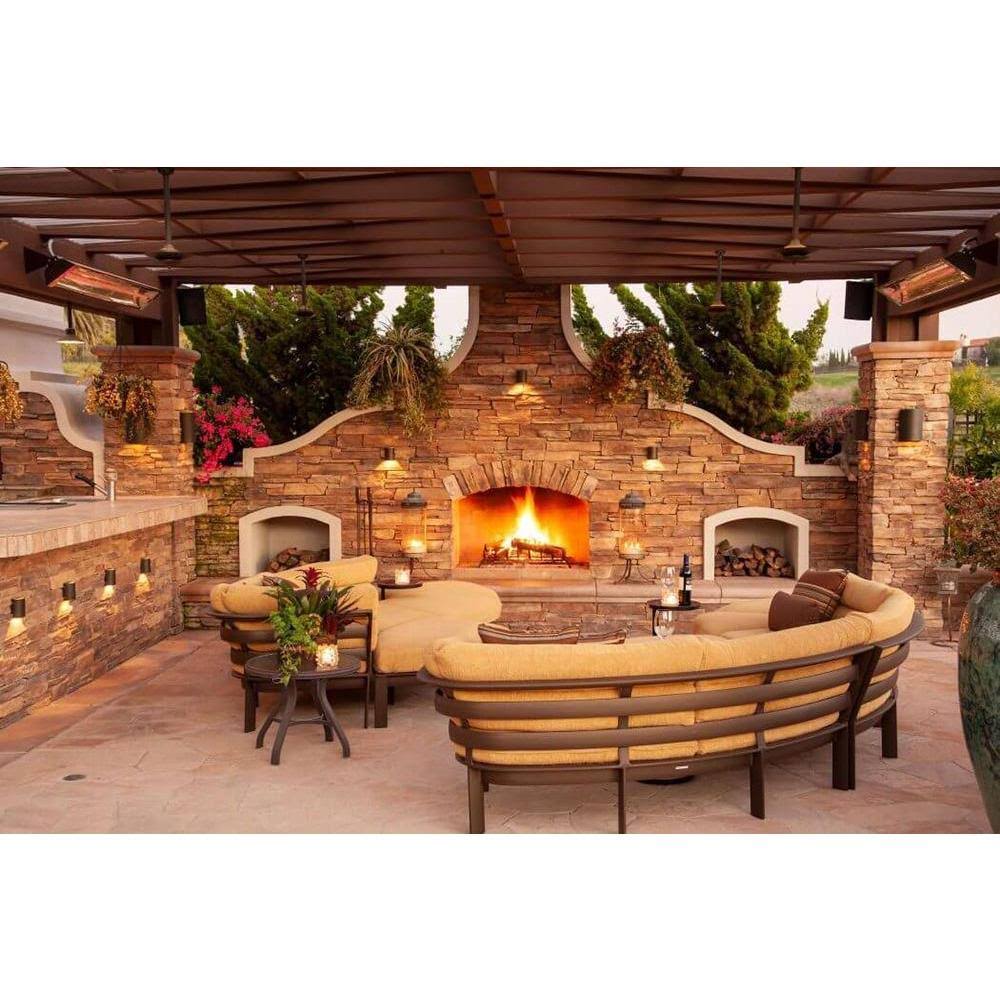 Beige 2000W Electric Infrared Patio Heater O472
