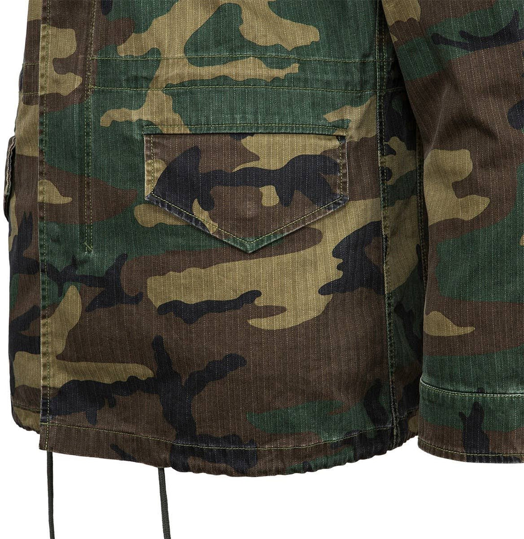 Camo Woodland Field Coat XL Q689