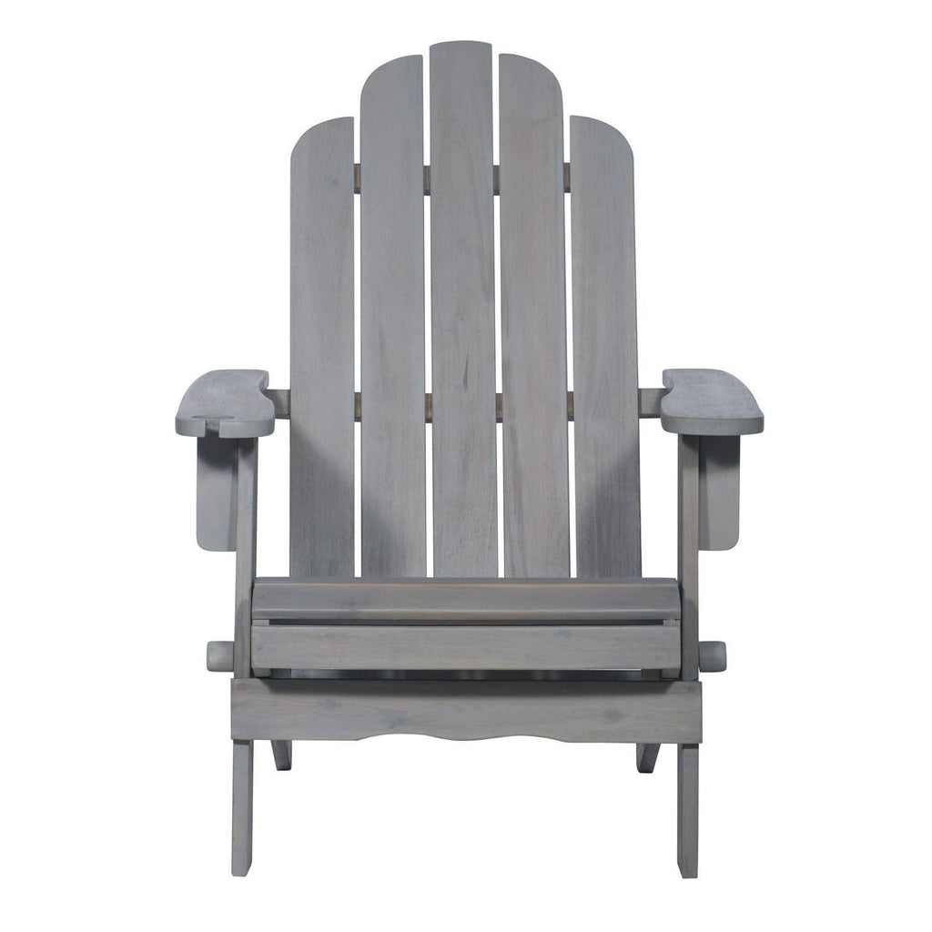 Grey Wash Acacia Wood Adirondack Chair A820