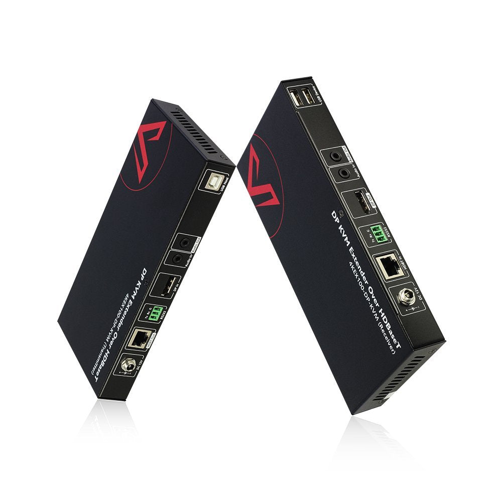 HDMI USB Extender KVM, 100m 330ft, 4K 60Hz, Over Cat5e/6a, 4 Ports USB2.0, RS232, POE N608633
