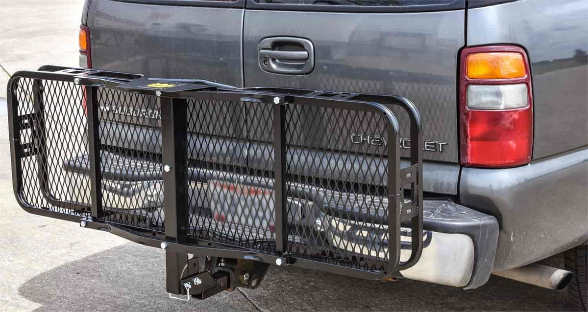 Hitch Mount Cargo Rack Folding Shank S334