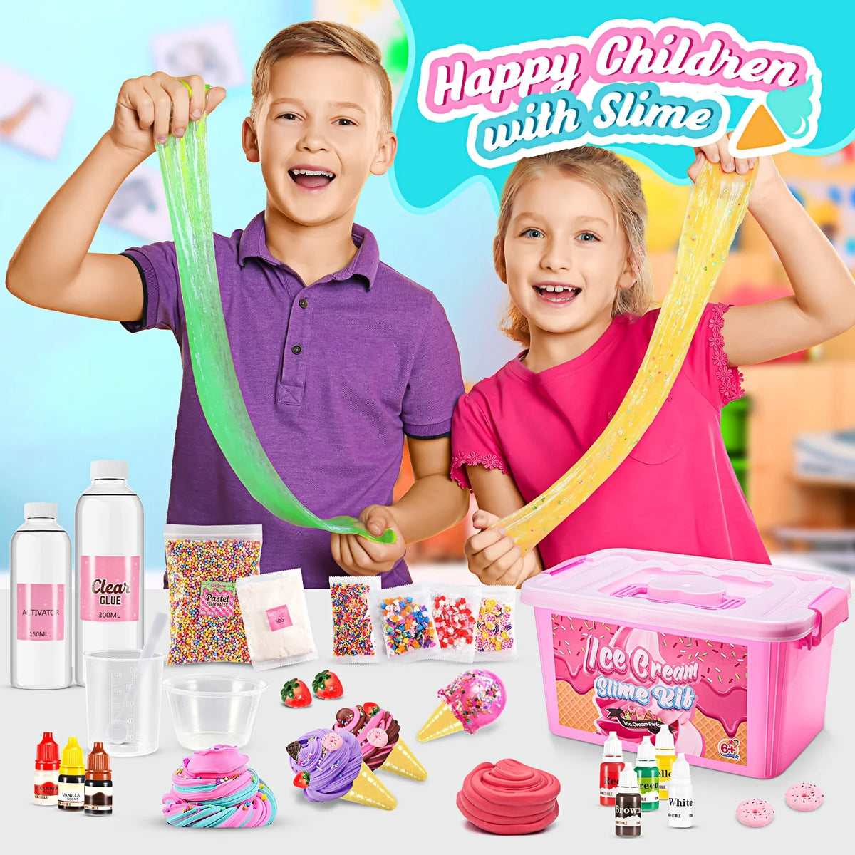 DIY Ice Cream Slime Kit Toys V6574