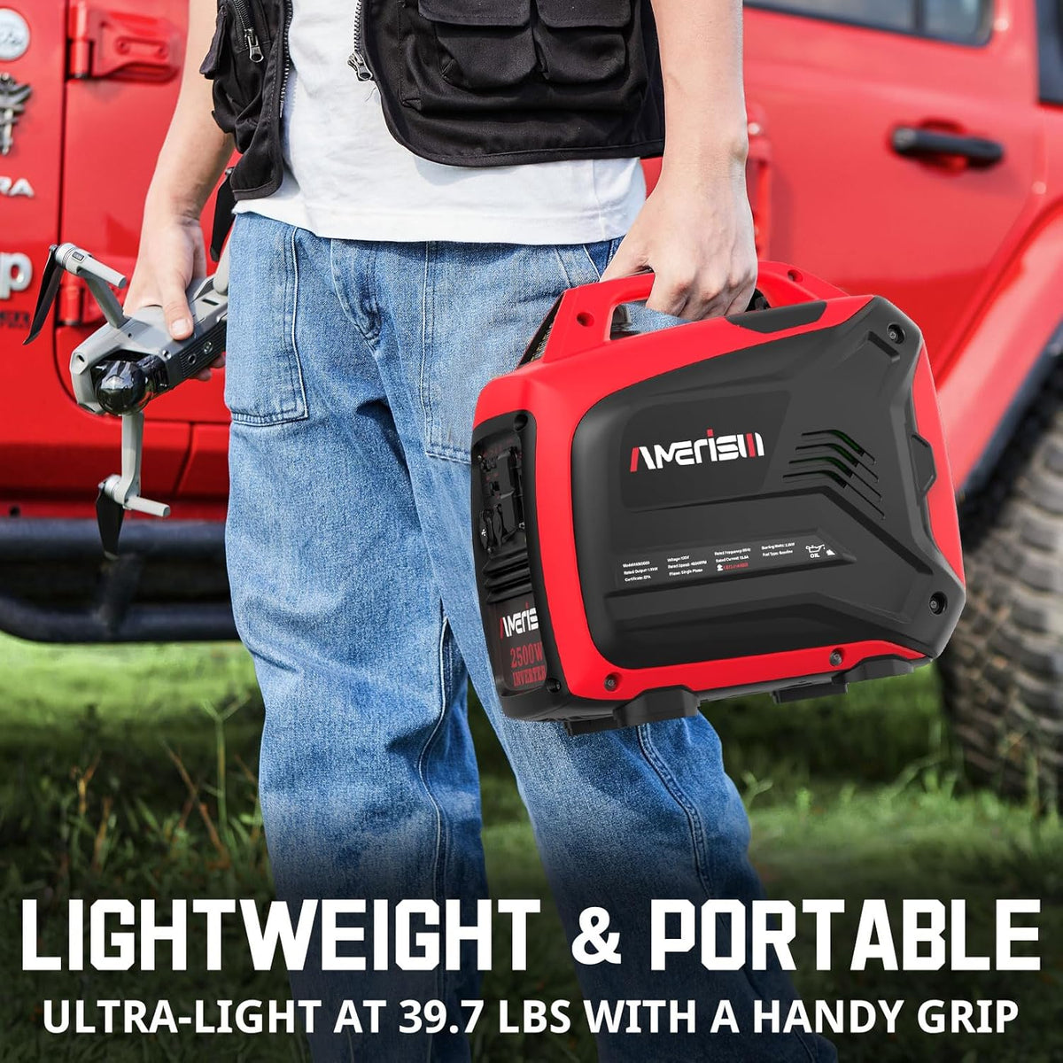 2500-Watt Gas Powered Portable Inverter Generator G103800