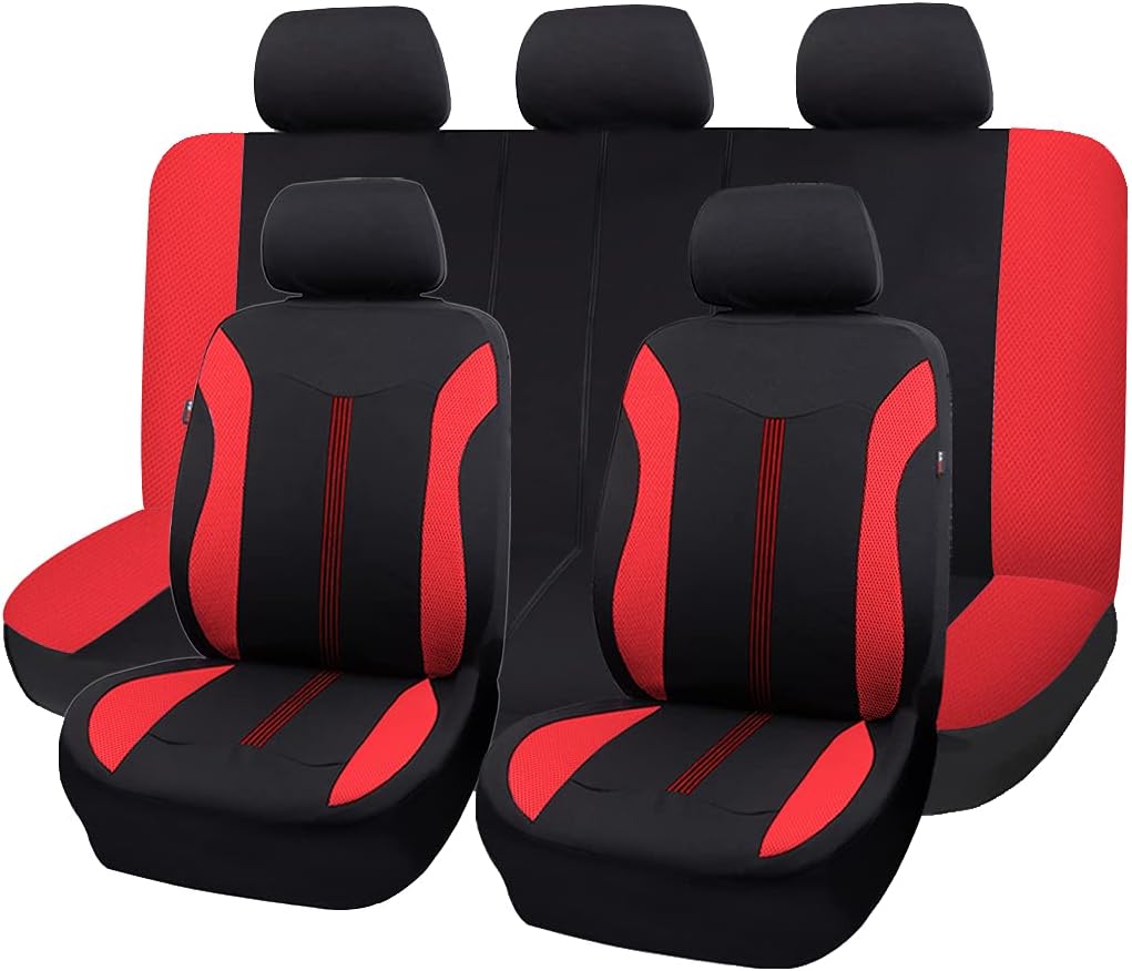 Gray Black Full Set Car Seat Covers T105238